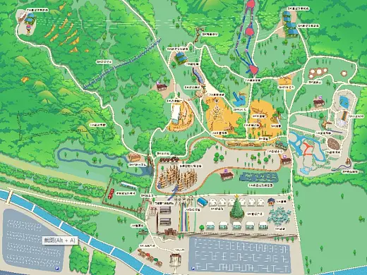 平南景区手绘地图在紧急疏散与救援中的重要作用 ？